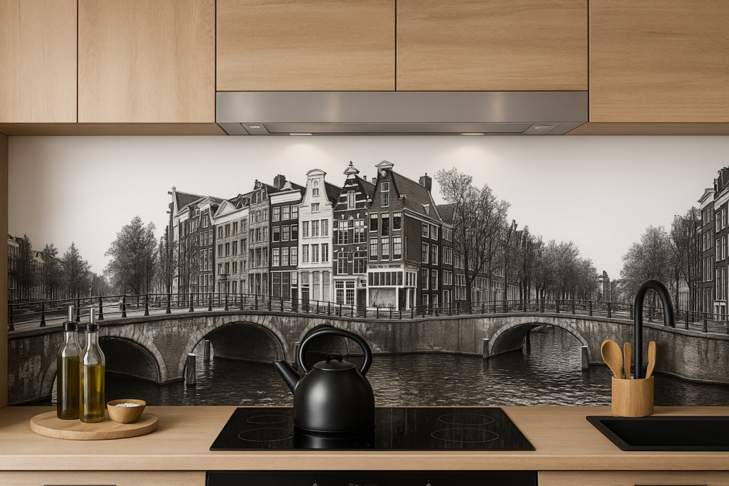 Achterwand keuken Amsterdam