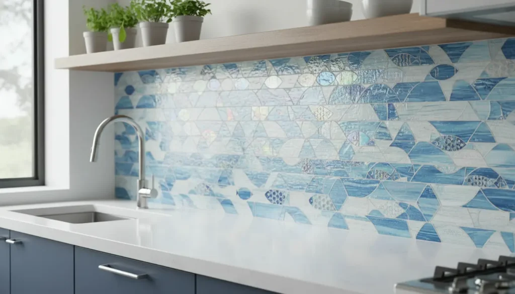 Mozaiek keuken tegels