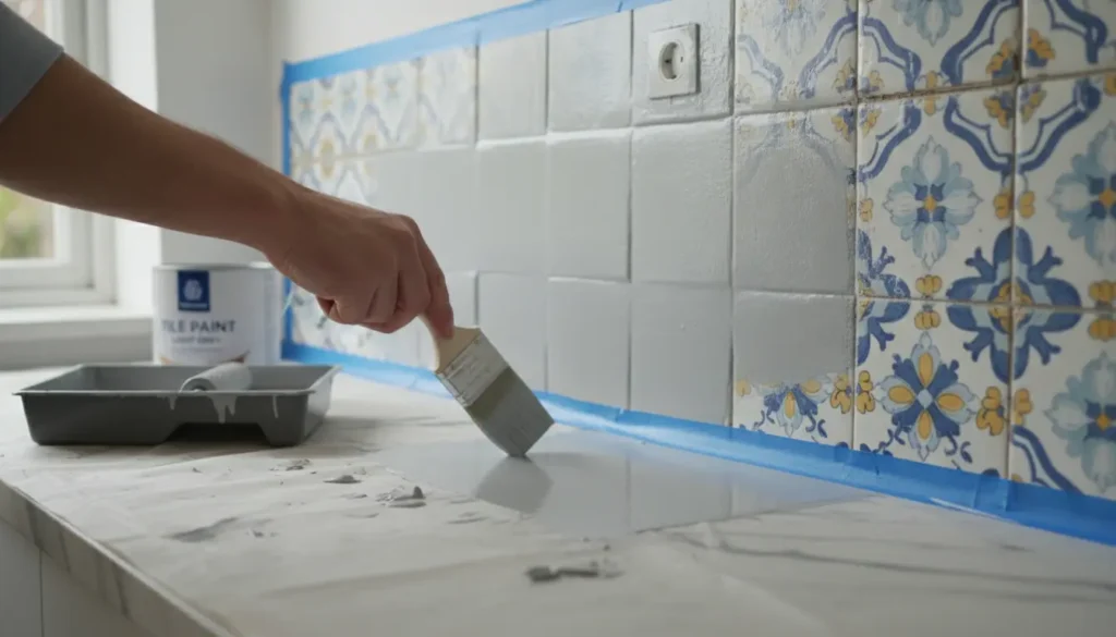 Keuken tegels verven