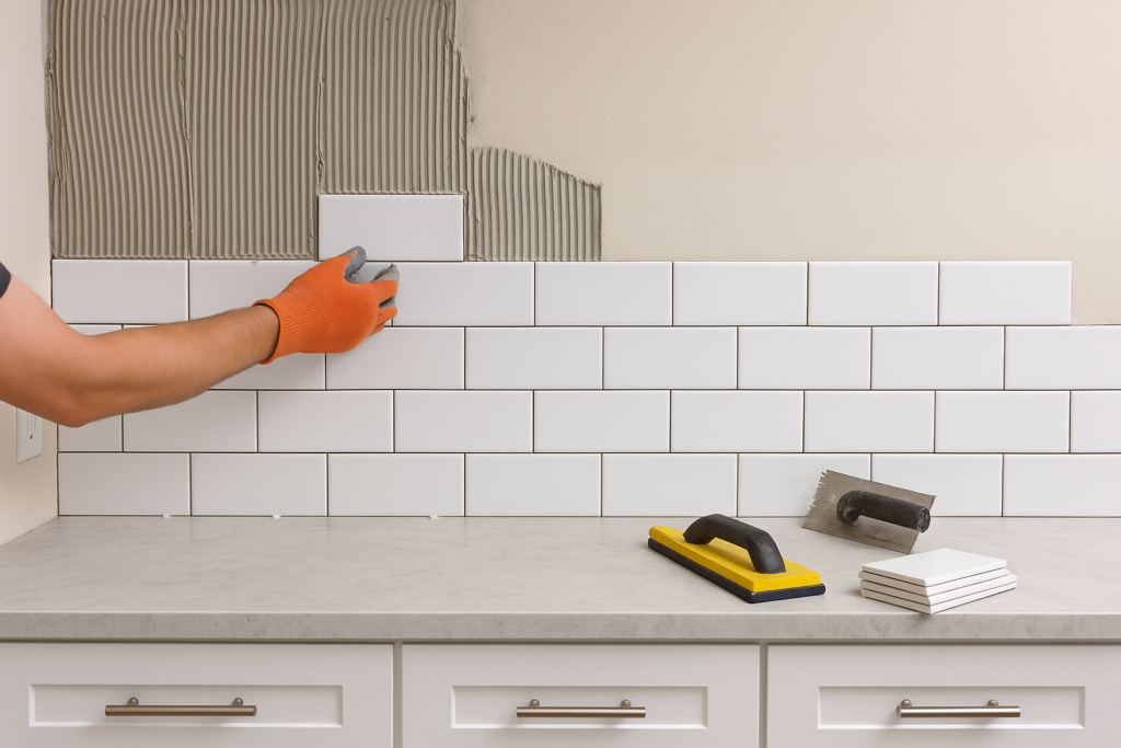 Achterwand keuken betegelen