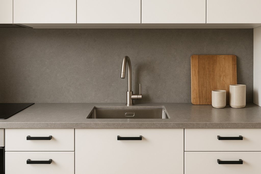 Achterwand keuken composiet