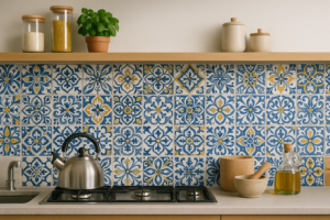 Portugese tegels keuken achterwand