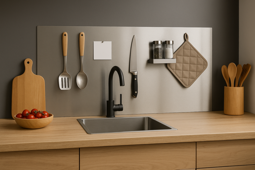 Magnetische achterwand keuken