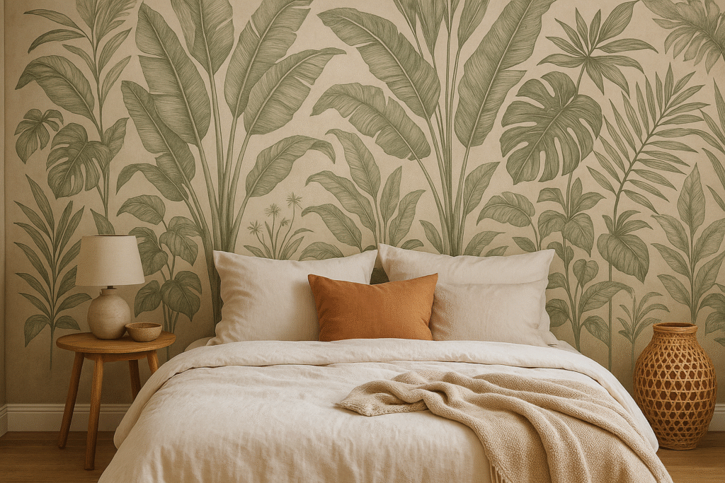 Pinterest slaapkamer behang