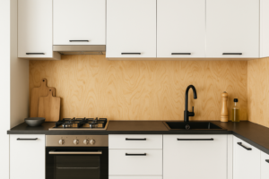 Multiplex achterwand keuken
