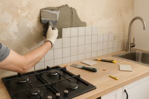 Achterwand keuken opknappen