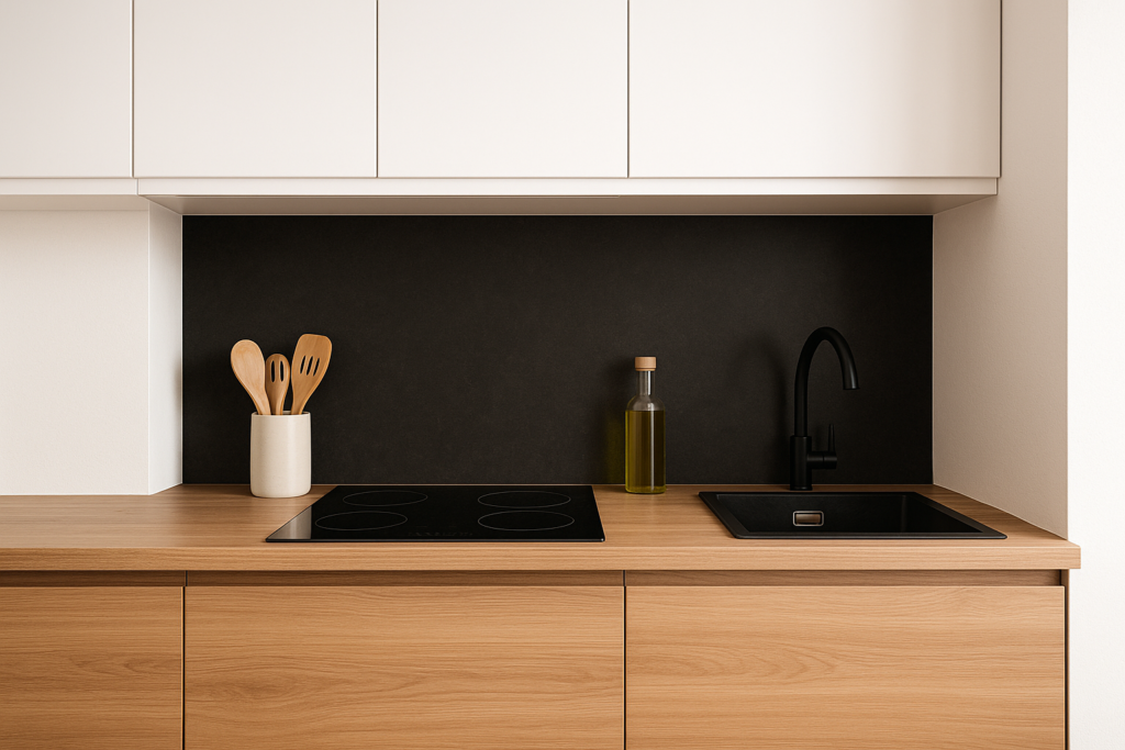 Achterwand keuken nis