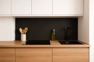 Achterwand keuken nis