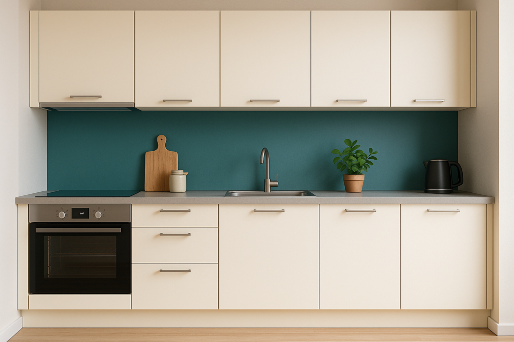 Welke kleur achterwand bij magnolia keuken
