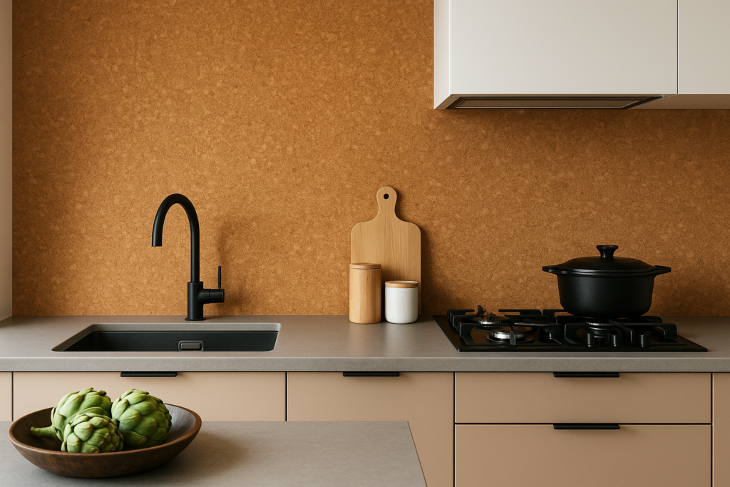 Kurk achterwand keuken