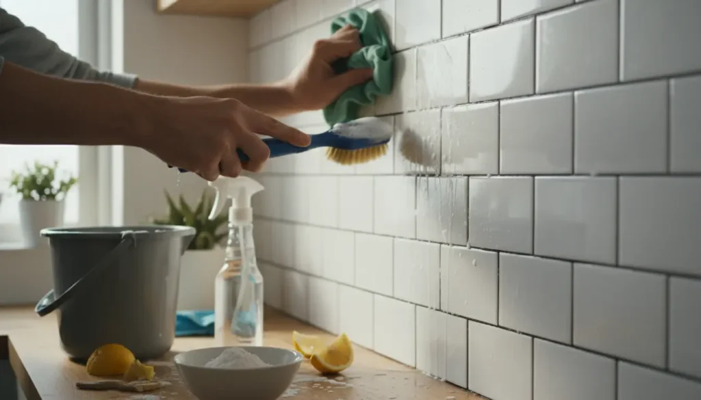 Keuken tegels schoonmaken