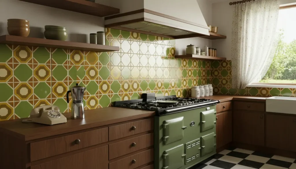 Retro tegels keuken