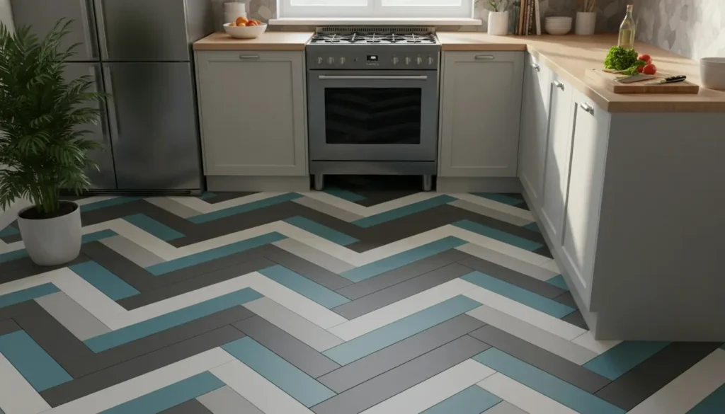 Kunststof tegels keuken