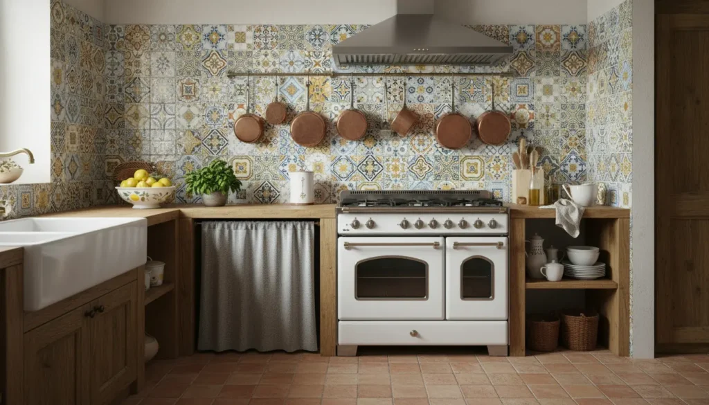 Italiaanse tegels keuken