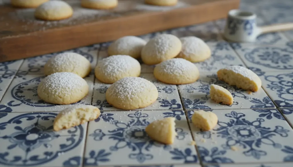 Parel koekens en tegels