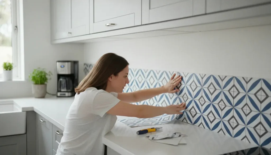 Peel and stick tegels keuken