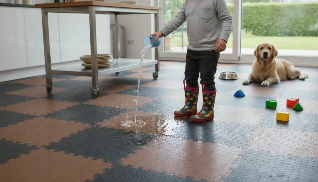 Rubberen keuken tegels