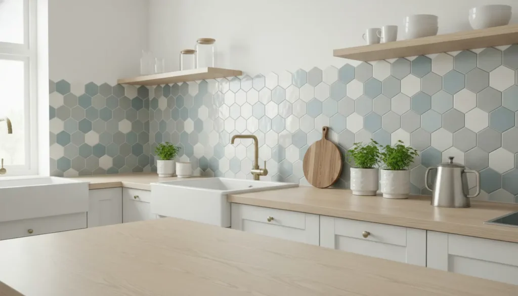 Scandinavische tegels keuken