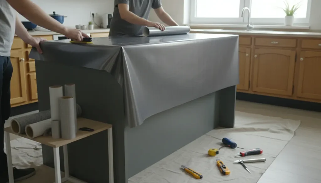 Keuken wrappen
