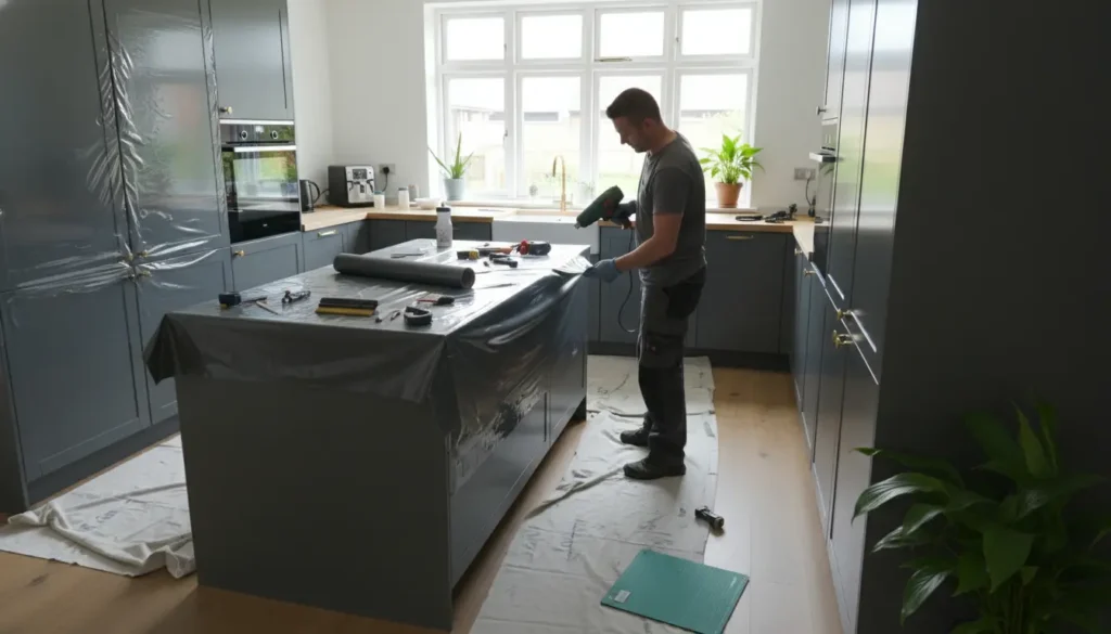 Zelf keuken wrappen