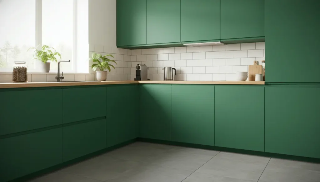 Keuken wrappen groen