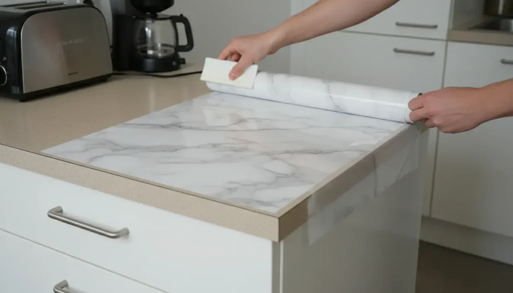 Keuken aanrechtblad wrappen