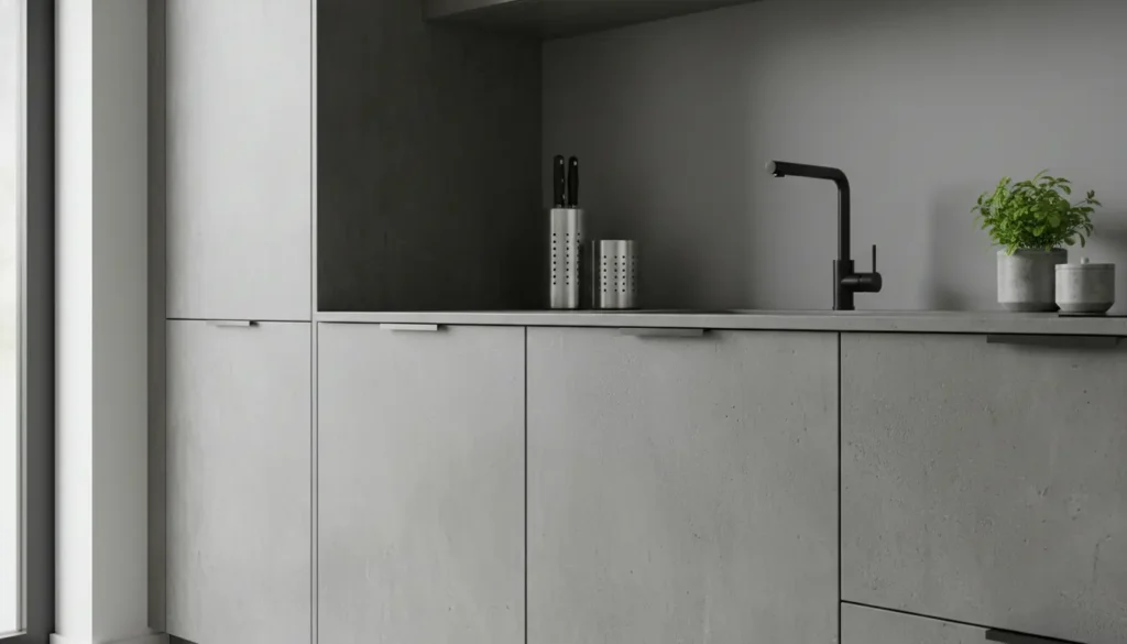 Keuken wrappen betonlook