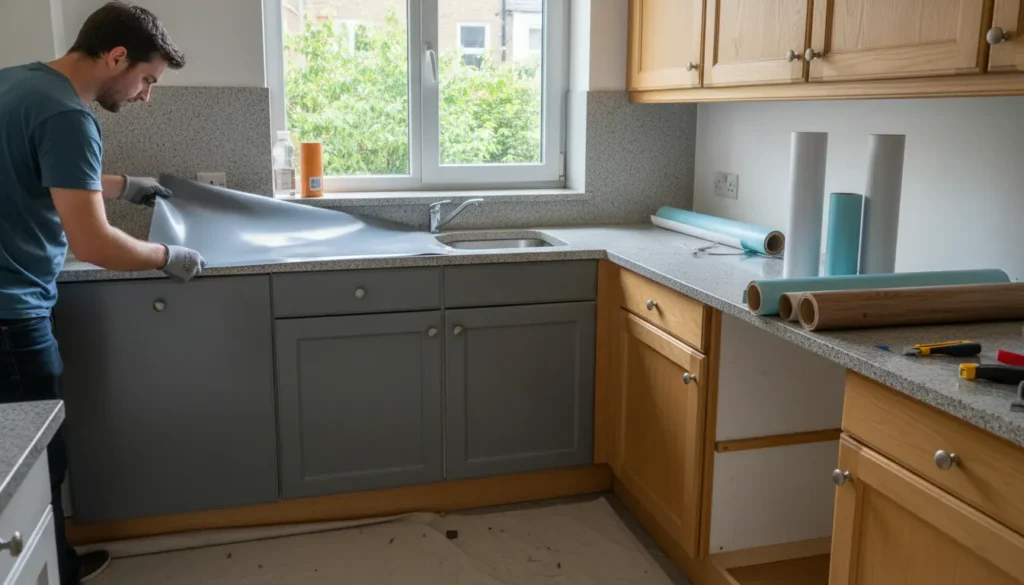 Huurwoning keuken wrappen