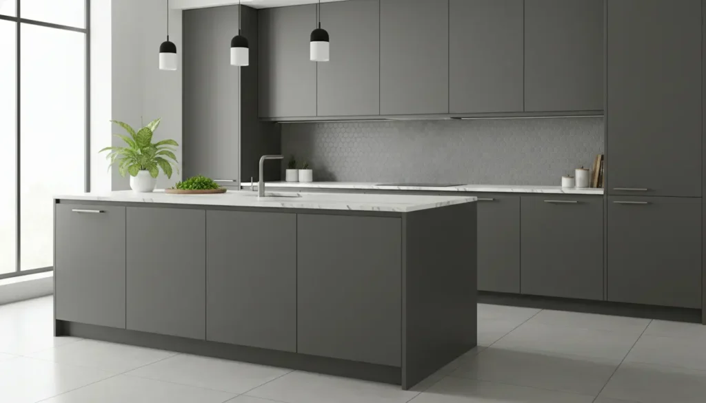 Keuken wrappen grijs