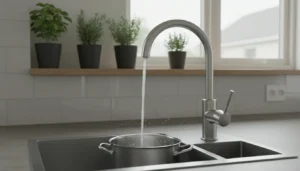 Keukenkraan hoogte