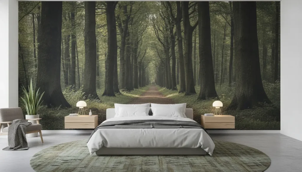 3D fotobehang slaapkamer