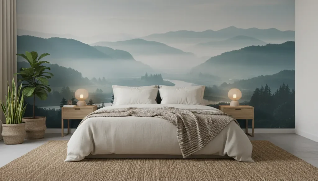 Fotobehang slaapkamer rustgevend