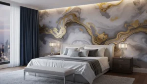Fotobehang slaapkamer luxe
