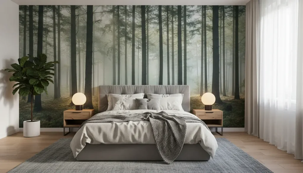 Fotobehang slaapkamer op maat