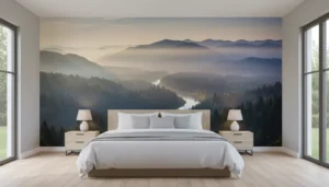 Fotobehang slaapkamer grote muur