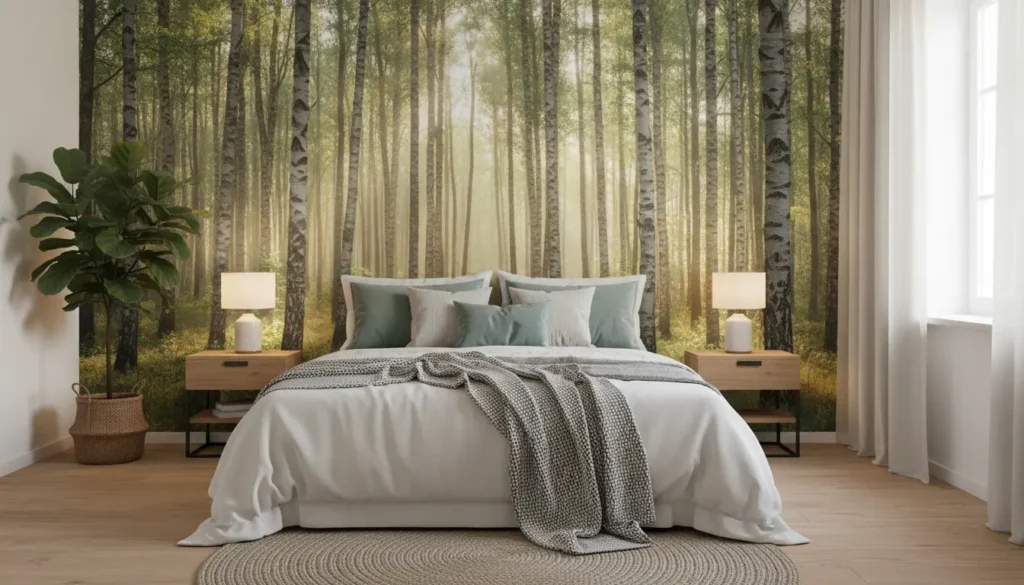 Fotobehang slaapkamer inspiratie