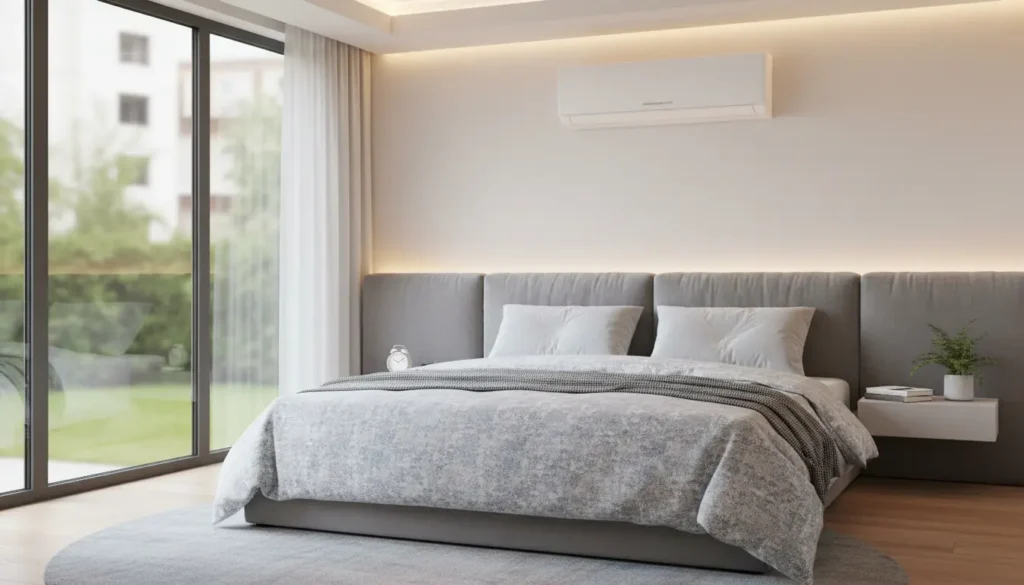 Airco slaapkamer zonder buitenunit