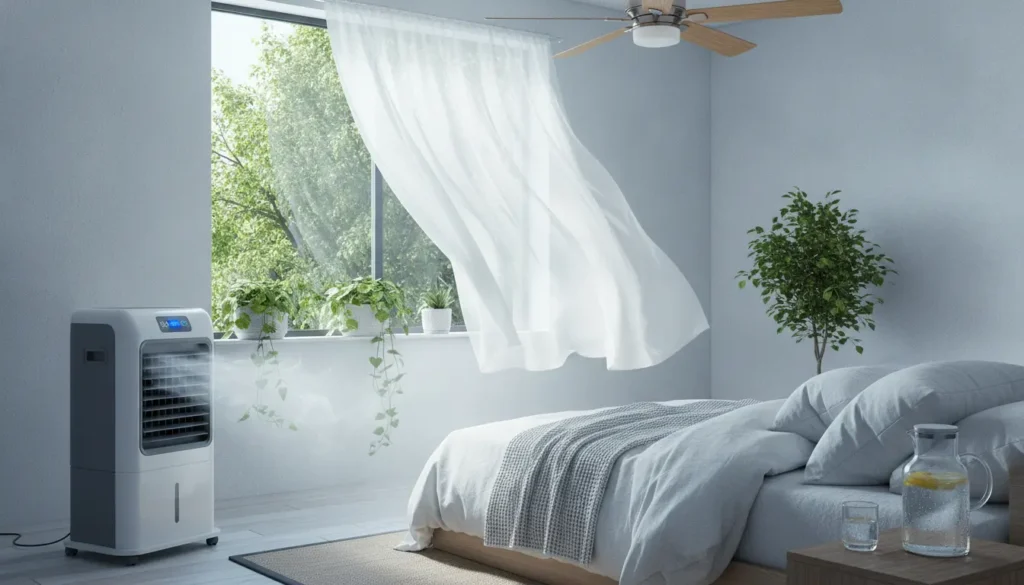 Slaapkamer koelen zonder airco