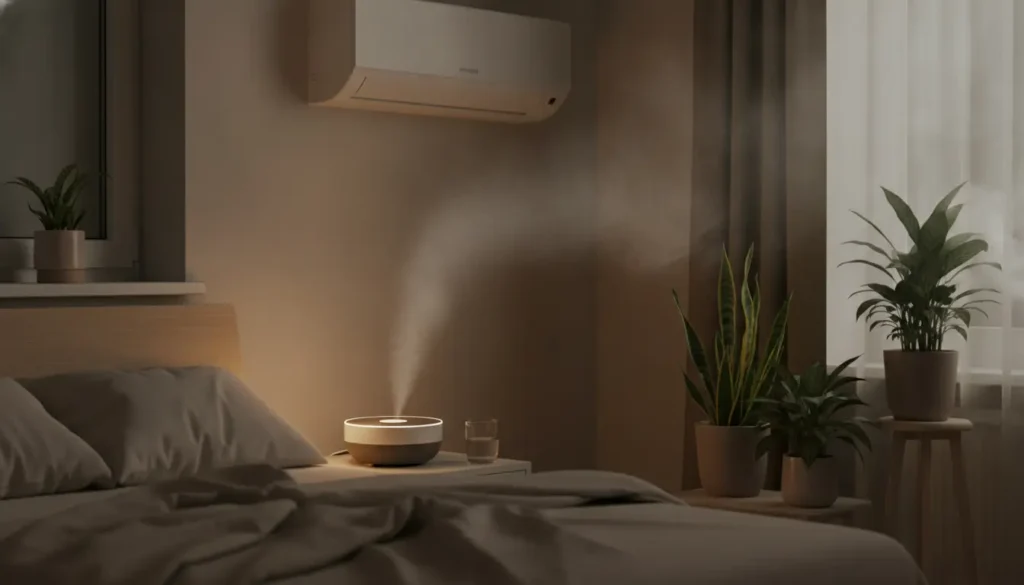 Droge lucht slaapkamer airco