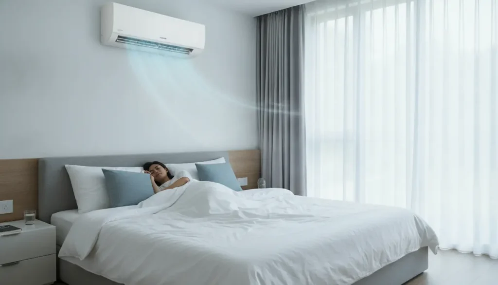 Split airco slaapkamer