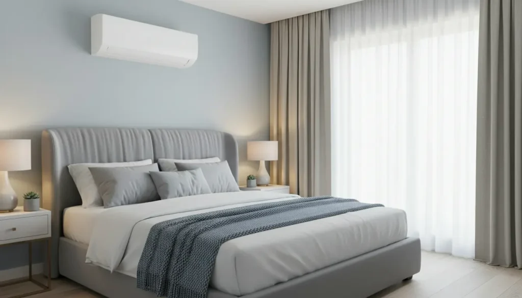Single split airco slaapkamer