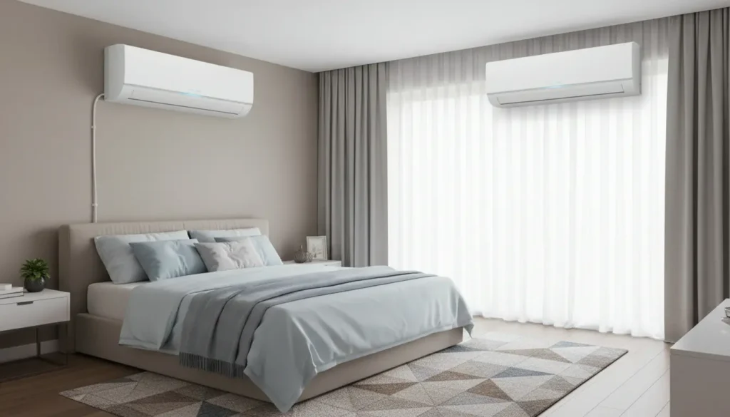 Multi split airco slaapkamer