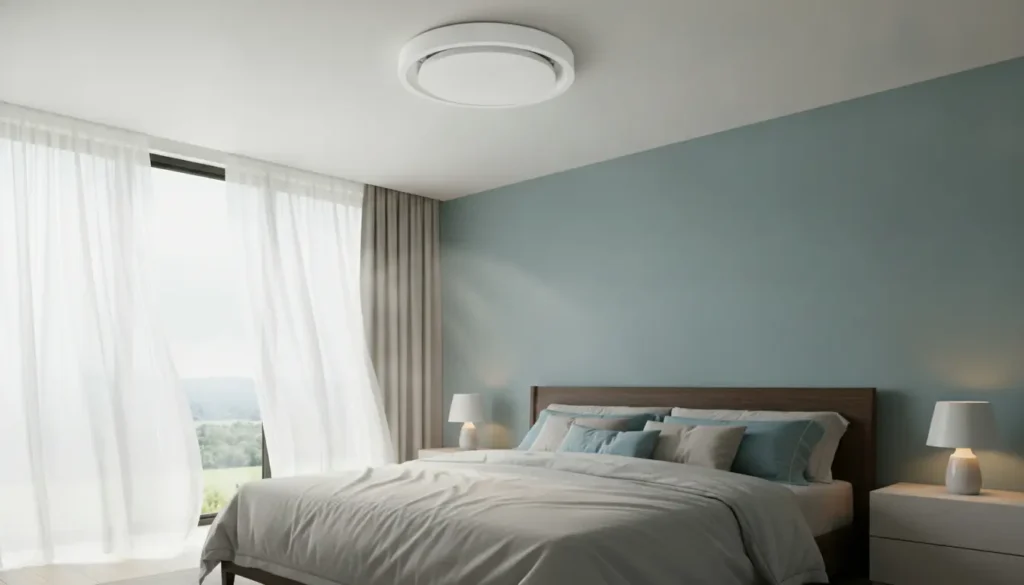 Plafond airco slaapkamer