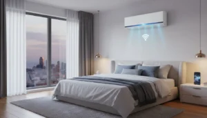 Airco slaapkamer wifi