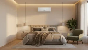 Airco slaapkamer met verwarmen