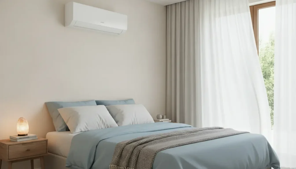Mitsubishi airco slaapkamer