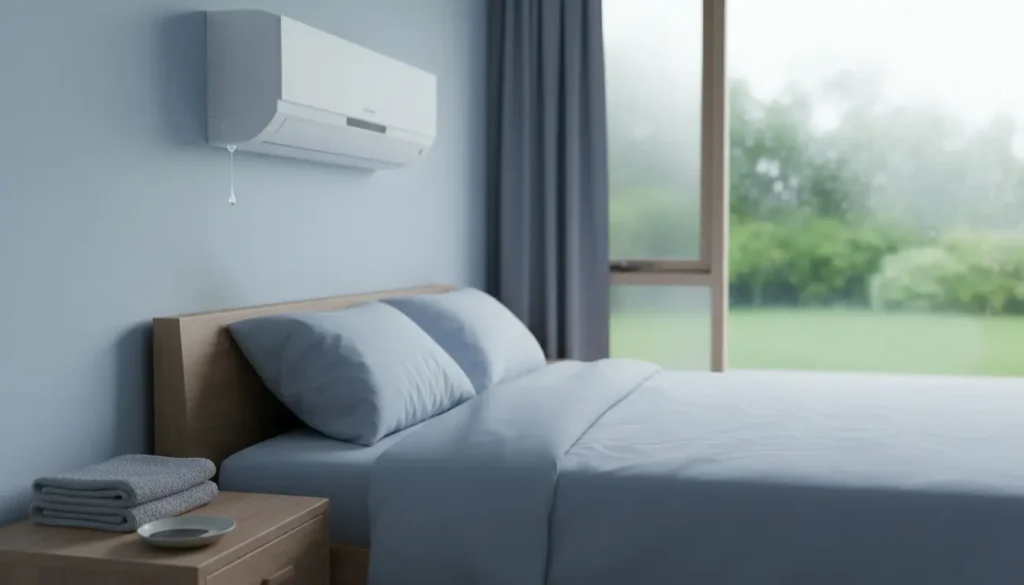 Airco slaapkamer condens